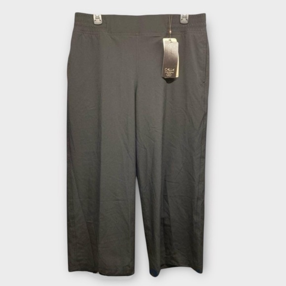 Calia NWT journey collection Cropped Wide Leg pants Black Size M - Picture 2 of 6